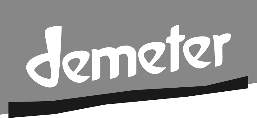 logo Demeter gris