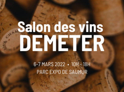 Salon des vins Demeter • reporté les 6/7 mars à Saumur