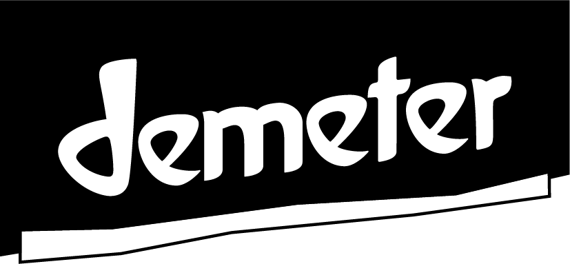 logo Demeter noir et blanc