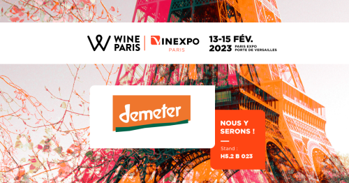 Le premier pôle Demeter à Wine Paris 2023