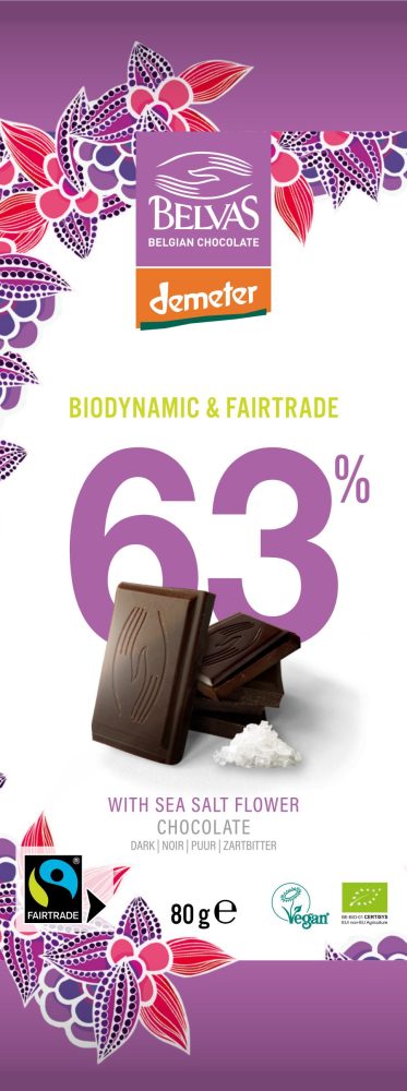 Chocolat Belvas Demeter 63%