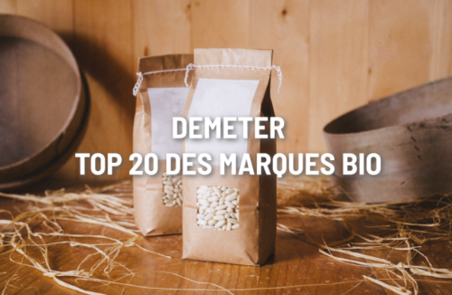 DEMETER – TOP 20 DES MARQUES BIO EN France