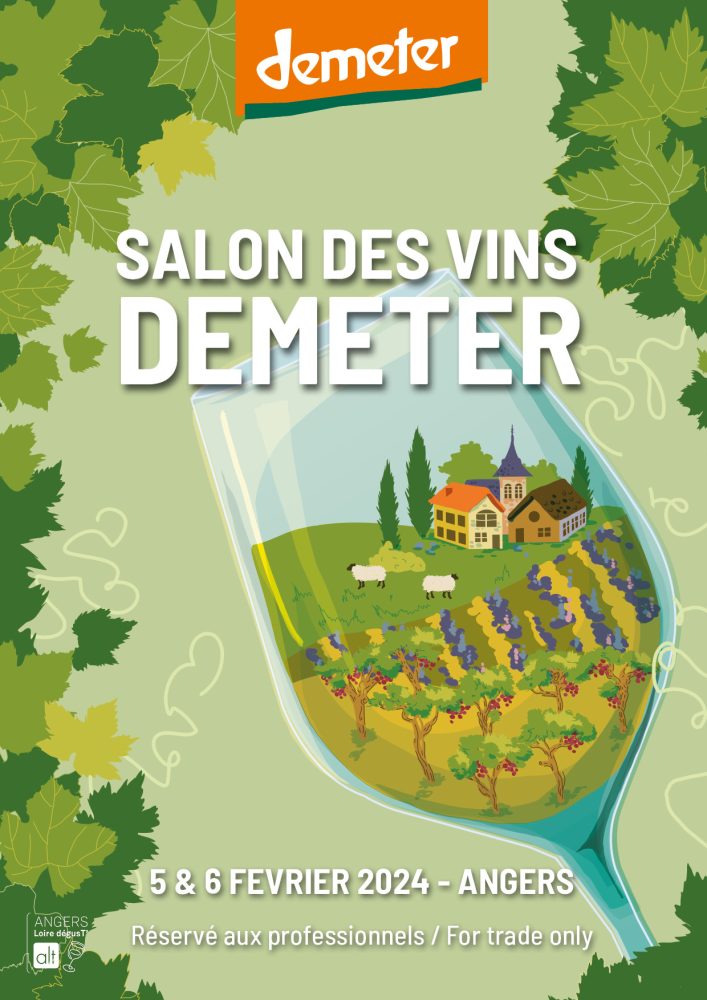 Affiche salon Demeter Angers 2024